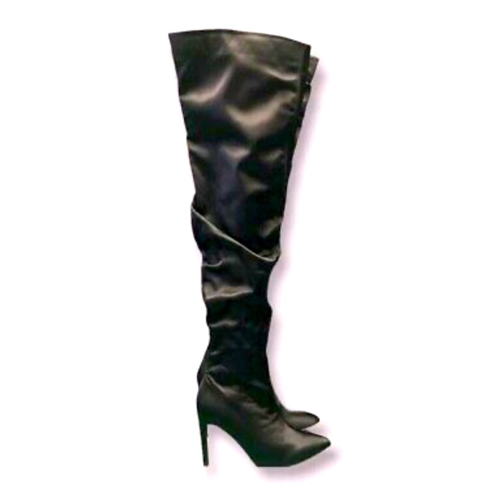 Never worn! So Gorgeous! Satin thigh high boot❤️‍🔥
